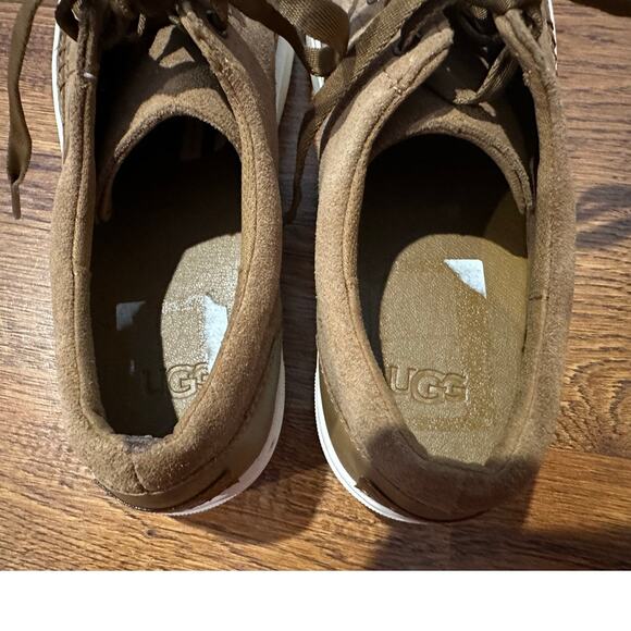 UGG Women's Zilo Suede Platform Lace-Up Fashion Sneaker – Tan – Size 8.5 - Picture 9 of 9